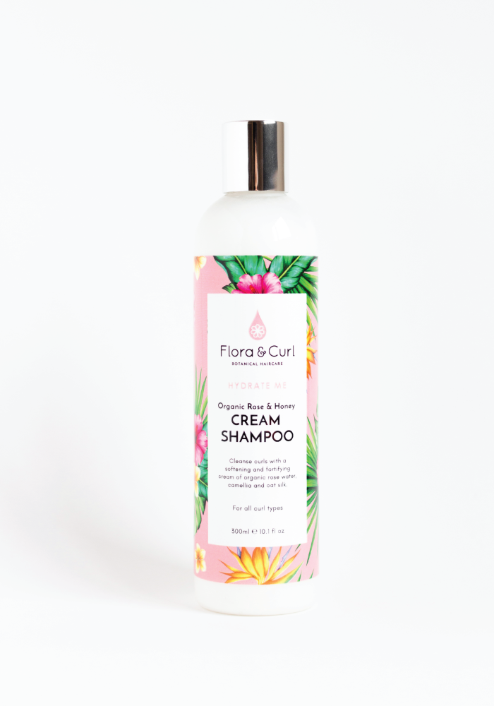 Flora Curl: Organic Rose & Honey Cream Shampoo (Champú Hidratante Cabello Rizado)