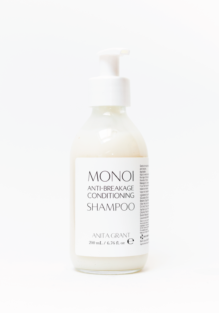 Anita Grant: Monoï Anti-Breakage Conditioning Shampoo (Champú Fortalecedor Cabello Rizado u Ondulado)