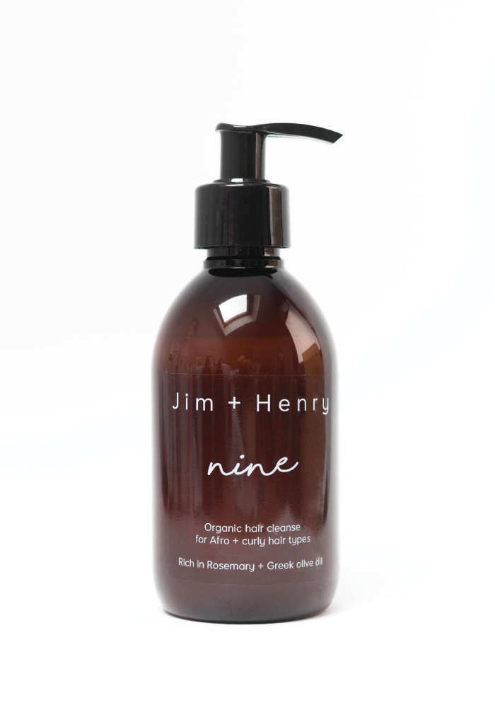 Jim + Henry: NINE Organic Hair Cleanse (Limpiador Acondicionador Co-Wash para Rizos)