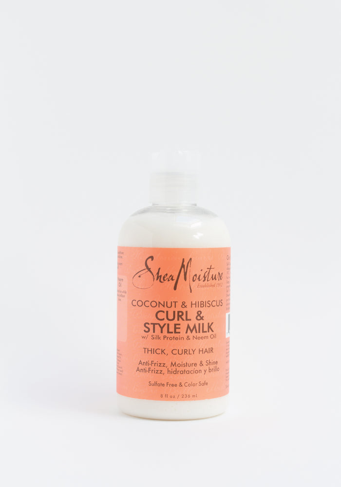 Shea Moisture: Coconut & Hibiscus Curl & Style Milk (Crema para Peinar)