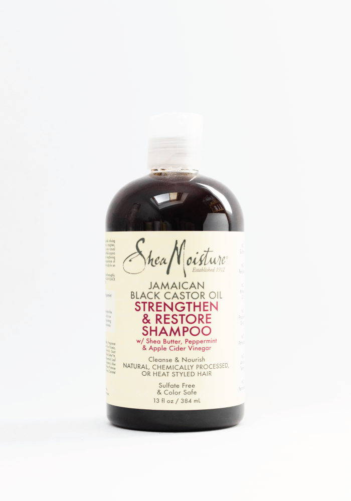 Shea Moisture: Jamaican Black Castor Oil Strengthen & Grow Shampoo (Champú Clarificante)